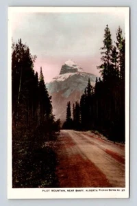 RPPC Pilot Mountain Near Banff Alberta Canada Postcard (G817) - Picture 1 of 2