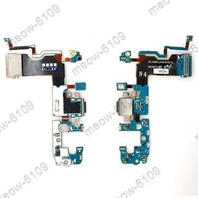 Cable flexible de micrófono base puerto de carga USB Samsung Galaxy S9+ Plus SM-G965U1 G965U1 Foto 1 de 4