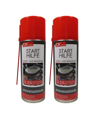 MOTORSTARTER 2x 450ml Starthilfespray Startpilot Starterspray Starthilfe-Spray - Bild 1 von 2