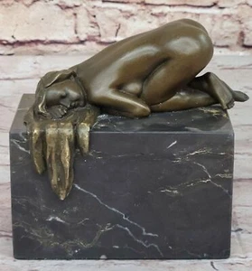Akt Erotik Bronze Abstrakt Modern Kunst Nackte Dame Sexy Skulptur Figur Deal - Bild 1 von 10