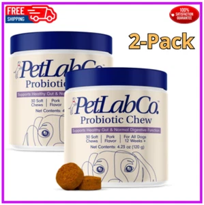 Probiotics for Dogs, Support Gut Health&Seasonal Allergies-Pork Flavor-30Ct 2 Pk - Picture 1 of 7