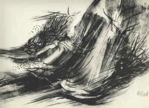 ONDE DA SOGNO - Heide PIRKBAUER VOITL - Litografia originale autografata 1966 - Foto 1 di 1