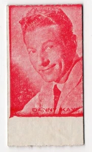 Tarjeta de máquina de pesas española Calzados Garcera actor estadounidense Danny Kaye - Imagen 1 de 2