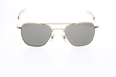1977 VTG American Optical Corp Military Aviator Gold Frames MIL-S-25948 HGU-4/P - Image 1 of 4