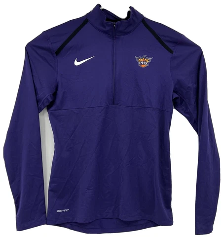 Nike Dri Fit NBA Phoenix Suns 1/2 Zip Pullover Men’s S Small Cover