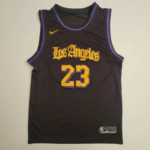 Nike Lebron James Trikot Medium Schwarz Los Angeles Lakers Icon Edition Swingman - Bild 1 von 10