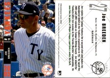 Joe Breeden 2005 Grandstand Tampa Yankees #NNO Card *AutographDen*
