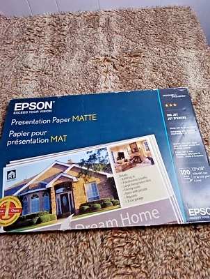 Epson Matte A3+ 13"x19" Presentation Photo Paper - USED 85 Sheets Remaining  - Image 1 of 4