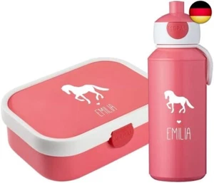 4ou Design Mepal Set Brotdose & Trinkflasche personalisiert mit Namen – S - Bild 1 von 6