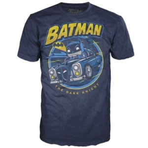 DC Comics Funko POP! Tees T-Shirt Batman Simple Ride Dark Knight Black Size XXL - Picture 1 of 1