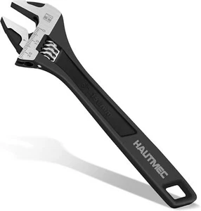 6" Adjustable Wrench, Extra Wide Jaws - Picture 1 of 8