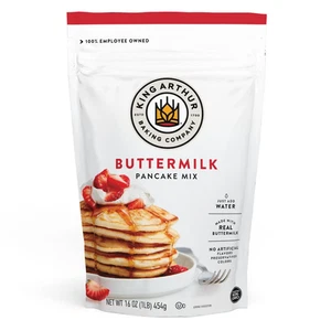 King Arthur Buttermilk Pancake Mix Just Add Water, Sourced Non-Gmo, Certified Ko - Picture 1 of 12