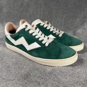 Stuart Weitzman DARYL Tenis Cuero Gamuza Verde Edición Limitada Mujer 6.5 - Imagen 1 de 11
