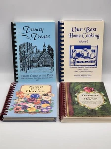 Vtg Cookbooks Spiral Bound Church / Community Fundraiser/ Regional 2000's - Picture 1 of 16