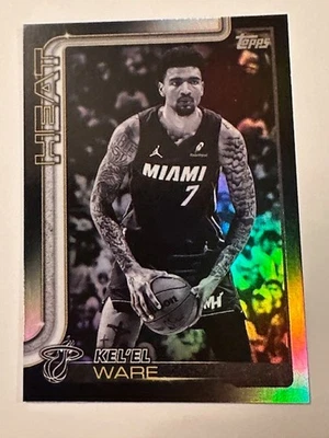 2025-26 TOPPS NBA TARGET BLACKOUT PARALLEL FLAGSHIP KEL'EL WARE #74 - image 1 of 2