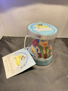 Vintage 2001 Carmen Miranda Rubber Duck Richman Agency Celebriduck Chica Boom - Foto 1 di 5