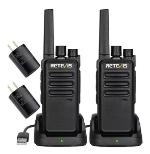 Retevis RT68 Walkie Talkie Rechargeable 1200mAh VOX Alarm Handheld Two Way Radio - Picture 1 of 7