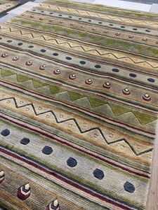 Couristan Highland Coll. Nomad 5'3x8'6 100% wool hand knotted area rug ::NEW:: - Picture 1 of 7