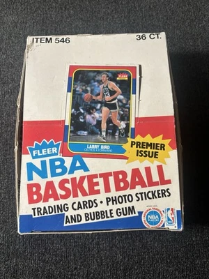 Fleer Basketball leere Ersatzbox 1986-87 - Bild 1 von 4