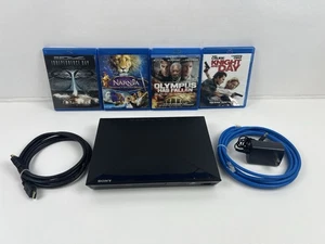 SONY Blu-ray DVD Player BDP-S3200 +Power +HDMI +Ethernet Cables NO Remote TESTED - Picture 1 of 22