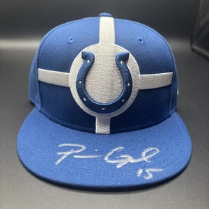 SIGNED PARRIS CAMPBELL New Era 59Fifty Indianapolis Colts 2019 Draft 6 7/8 - Picture 1 of 6