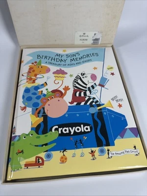 Vintage Hallmark Album Son's Birthday Memories Treasury of Ages and Stages 1997 - Image 1 of 4