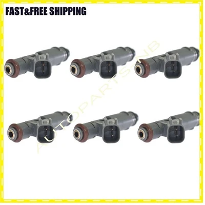 6 топливных форсунок для 2000 Ford Taurus Mercury Sable 3,0 л V6 YF1E-A2C - Изображение 1 из 4