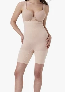 Prendas moldeadoras SPANXsculpt Seamless Power cintura alta media muslo cortas desnudas talla grande - Imagen 1 de 12