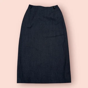 Max Mara Skirt Womens Size 4 Gray Pencil Career Work Wool Blend - Picture 1 of 5
