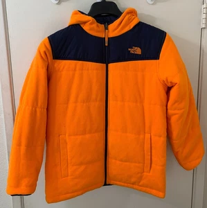 The North Face Black and Grey Reversible Jacket (14/16 BOYS LARGE) - Picture 1 of 18