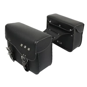 Pair Motorcycle Saddlebag Side Tool Bags Cycling Luggage Bag Motorbike Travel - Picture 1 of 8