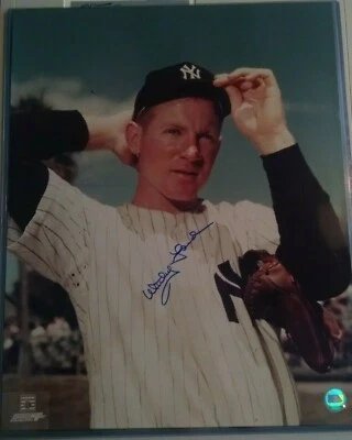 Whitey Ford NY Yankees hand signed 16x20 photo HOF 74 - Image 1 of 4