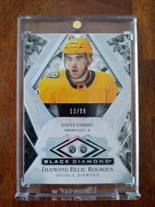 2019-20 Black Diamond "Dante Fabbro" Double Diamond Rookie Relics Predator 13/99 - Bild 1 von 2