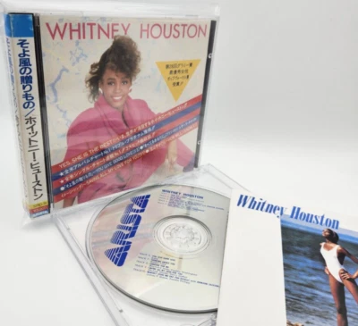 WHITNEY HOUSTON S/T Japan 1st Edition CD 32RD-31 w/Rare Special Jacket OBI 1985 - Image 1 of 4