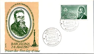 FDC Spain - VII Congress of Electroradiologists of Latin Culture 1967 - L41070 - Picture 1 of 2