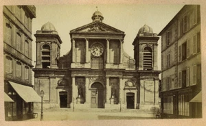 2 vues de Versailles 1880-90. Eglise Notre-Dame et Eglise Saint-Louis. - Picture 1 of 2