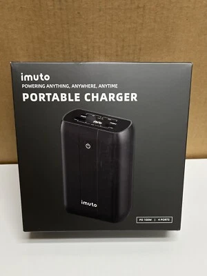 Banco de energía de 100 vatios - Imuto X6G - NUEVO - SELLADO Foto 1 de 4