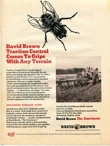 1971 anuncio impreso de David Brown DB Convincers control de tracción tractor agrícola - Imagen 1 de 2