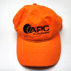 Cappello Berretto APC An LGI Company Proteine Alta Qualità Arancione Adulto Usato Strapback O4D - Foto 1 di 5