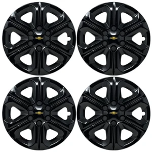 Hubcap for Chevrolet Traverse 2009-2017 Genuine OEM 17-in Custom Black Set 3284 - Picture 1 of 7