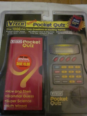 NEW VTECH TALKING POCKET QUIZ SEALED 1000 TRIVIA QUESTIONS - Image 1 of 2