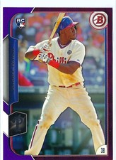 2015 Bowman Purple #137 Maikel Franco /250 Philadelphia Phillies Rookie RC