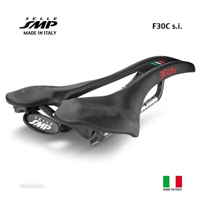 NEW Selle SMP F30Csi CARBON Saddle : BLACK - MADE IN iTALY! - Image 1 of 2