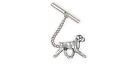 Boxer Jewelry Sterling Silver Handmade Boxer Dog Tie Tack  BX11-TT