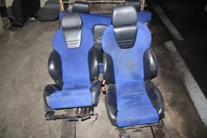Audi A3 8L 1.6L 74kw Sitzausstattung Alcantara Blau Teilleder - Bild 1 von 4