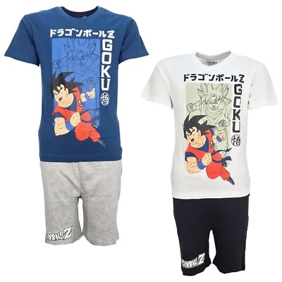 DRAGON BALL Z Anime Dragon Ball Goku Kinder Schlafanzug Pyjama Shirt Shorts 134-164