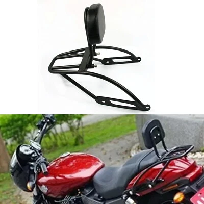 Backrest Sissy Bar Luggage Rack Compatible With Harley Street XG500 XG750 15-20 - Image 1 of 4