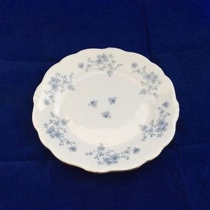 Johann Haviland Bavaria Germany Blaue Girlande Salat Dessert Teller Platin 48 - Bild 1 von 2