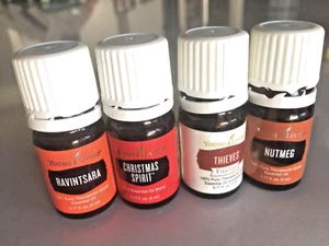 YOUNG LIVING ESSENTIAL OIL COMBO PACK SET OF 4 ONE IS UN-OPENED 5ML - Picture 1 of 2
