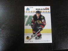 2001-02 Pacific Adrenaline Blue # 41 Steve Sullivan Card (B40 # 12/62 Blackhawks